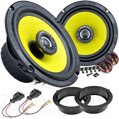GROUND ZERO LAUTSPRECHER für AUDI Q3 2011-2018 Hinten Tür Heck 2-Wege 130W #CCAL