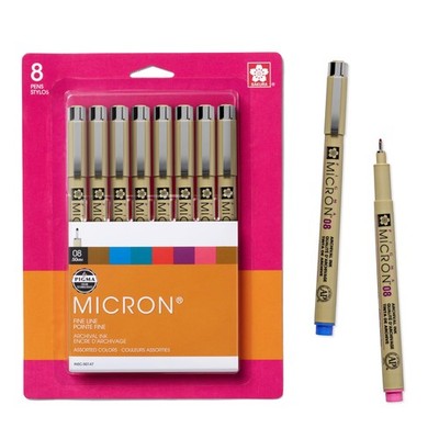 Sakura Pigma Micron Fineliner Pens - Archival Black And Colored Kitchen