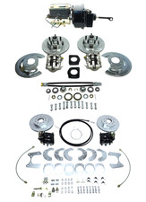1964-66 Ford Mustang Front Rear Power Disc Brake Conversion 4 Wheel Disc Kit