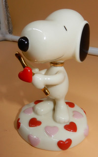 Figurina LENOX Peanuts Snoopy BE MINE mini San Valentino 3"T 2008