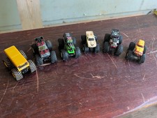 Hot Wheels Monster Jam Lot Diecast Monster Truck 1/64 SCALE Used Toys Lot Of 6