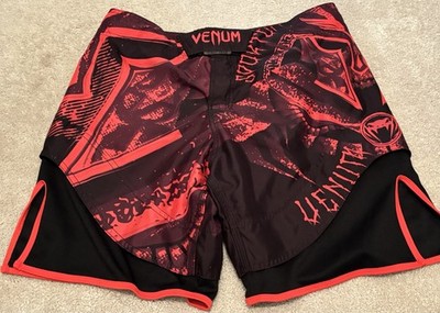 Venum Men s Size Small Red Black MMA Fight Shorts Fight Team Grappling Athletic 