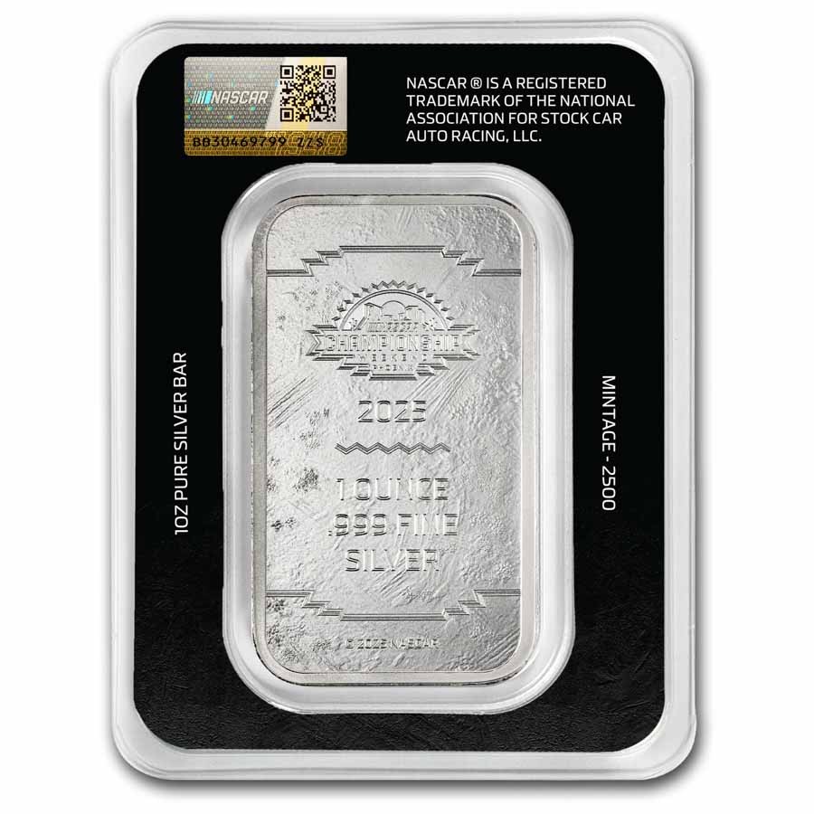 1 oz Ag Bar - NASCAR Cup Series Championship in Lenticular TEP | eBay