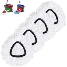 Spin Mop Head Mop Refill Compatible with Oceda Triangle Swivel Mops Microfibe...