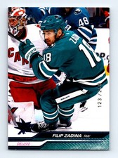 #614 2023-24 Upper Deck Deluxe | Filip Zadina 123/250 Sharks