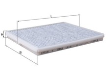 KNECHT Innenraumfilter LAK 95 Aktivkohlefilter für JIMNY SUZUKI SN SN413 16V 4WD