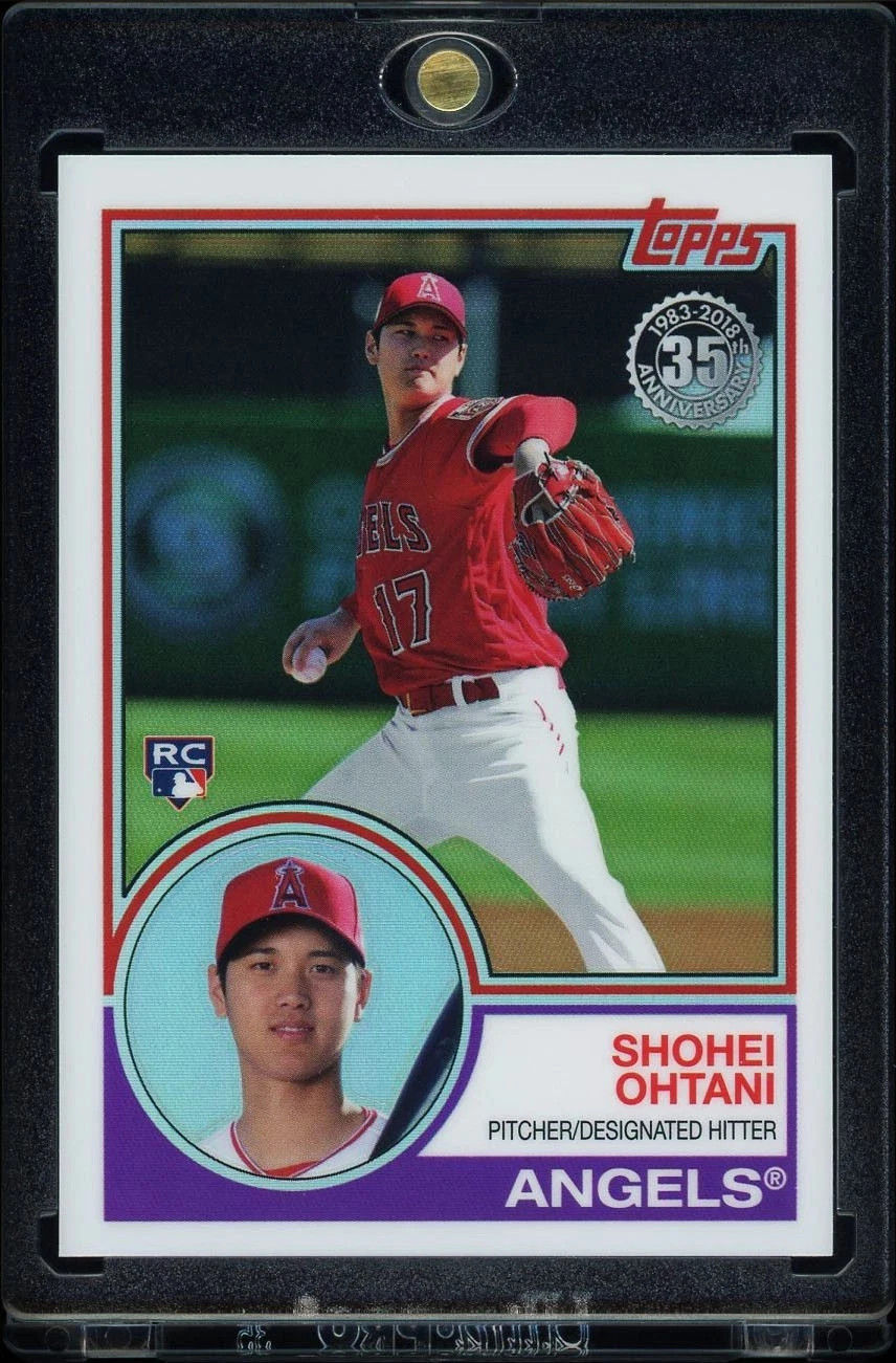 Shohei Ohtani 2018 Topps Silver Pack #51 '83 Chrome Promo Refractor Rookie