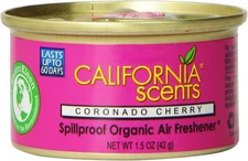 Spillproof Organic Air Freshener, Coronado Cherry, 1.5 Ounce Canister (Pack of 4