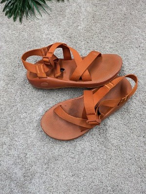 Chaco Sandals Mens Size 12 Orange Adjustable Strap Outdoor Sport Shoes JCH108849