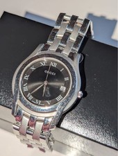 GUCCI Stainless Steel Black Watch From Japan