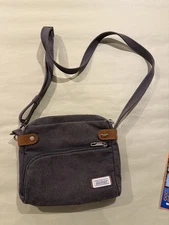 Travelon Anti-Theft Heritage Crossbody Bag RFID Blocking 10 x8 Canvas Christmas