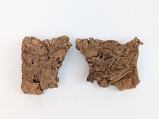 Cork Tree Bark Flat For Reptiles Terrariums  Plants - Total 4.5oz, Both 5x4x2