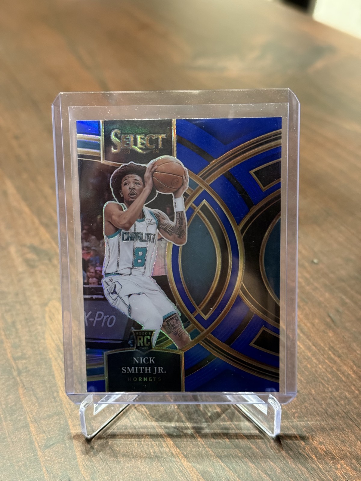 2023-24 Panini Select - Premier Level Nick Smith Jr. #119 Blue Prizm (RC)
