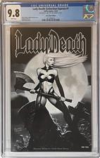 LADY DEATH: EXTINCTION EXPRESS #1 CGC 9.8 NM/MINT🔥Grave Ghoul Ed. ⚰️Ltd. 150🔥