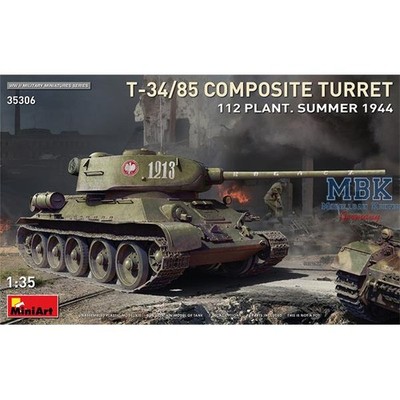 MINIART MA35306 T-34/85 Composite turret. 112 plant. summer 1944