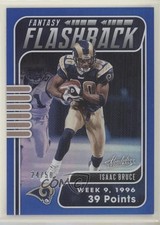 2020 Panini Absolute Fantasy Flashback Spectrum Blue 24/50 Isaac Bruce HOF xm0