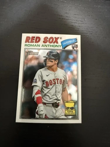 2026 Topps Heritage Roman Anthony White Chrome Rookie Card