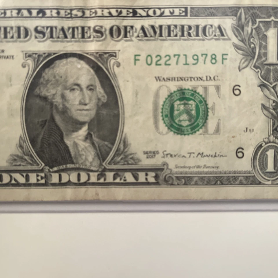 Feb,27, 1978 $1 One Dollar Bill Fancy Serial Number Birthday Note 02/27/78 - Image 2 of 4
