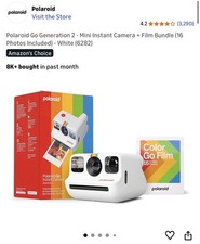 Polaroid Go Generation 2 - Mini Instant Camera  Film Bundle 16 Photos Included