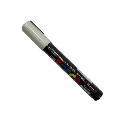Uni Posca PC5M.14 Water-Based Paint Marker, Medium Point, White