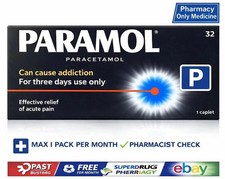 Paramol Tablets - 32 Tablets- Pain Relief - UK registered Pharmacy-FREE DELIVERY