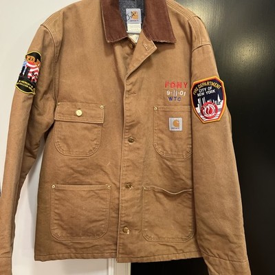 Vintage Carhartt Chore Jacket 9/11 FDNY - Fire Department NYC