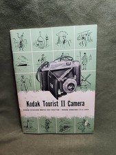 KODAK Tourist II VINTAGE INSTRUCTION BOOK Manual