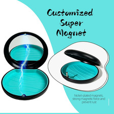 2 Pack Aligner Case with Mirror,Convenient Retainer Case for Invisalign Align...