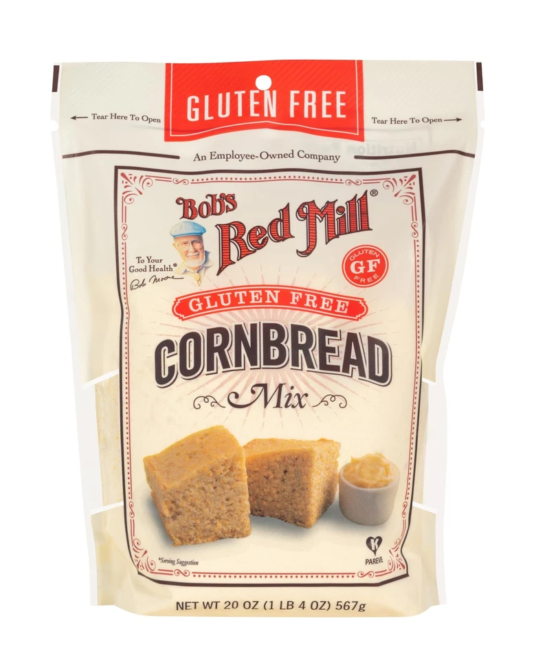 Gluten Free Cornbread and Muffin Mix - 20 Ounce (Pack of 4) – Package makes o... - Image 2 of 4