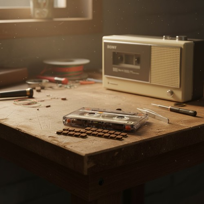 #ad Cassette Tape Repair Kit 25 Pressure Pads Plus Free DJ Sticker High Quality $29.92