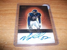 2000 Topps NFL Football Marcus Robinson Rookie Auto Card Chicago Bears (C). rookie card picture