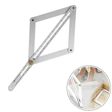 Protractor Square Protractor Foldable Measurements Tool 17.1cm Ceiling