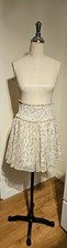 Needle & Thread Multicoloured Cream Rose Gold Fit & Flare Mini Skirt S