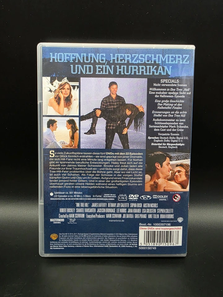 One Tree Hill Die komplette achte Staffel 8 DVD - Bild 2 von 3