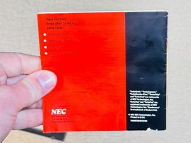 Bomberman (NEC Turbografx 16) Complete Game - Manual & Sleeve - HuCard