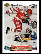 1991-92 Upper Deck #655 Alexei Kovalev RC Hockey Card 3901E