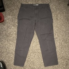 Carhartt Rugged Flex Utility Work Pants Double-Front Gray Cotton 40x32