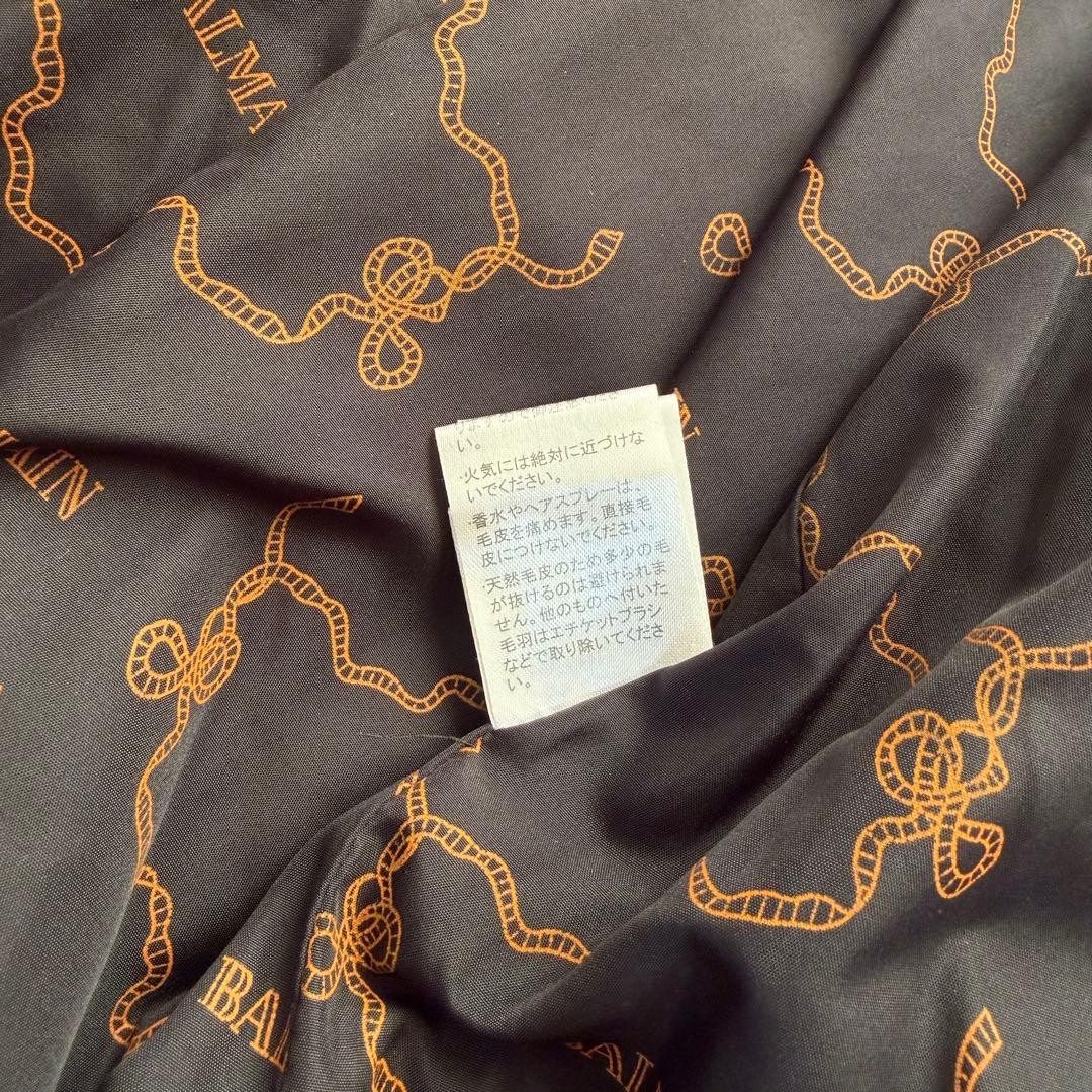 Balmain Down Coat Black Polyester Approx  Size L … - image 9