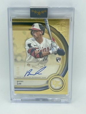 Brooks Lee Rookie Auto ON CARD 2024 Topps 5 Star Baseball Gold /10 #FSA-LEE