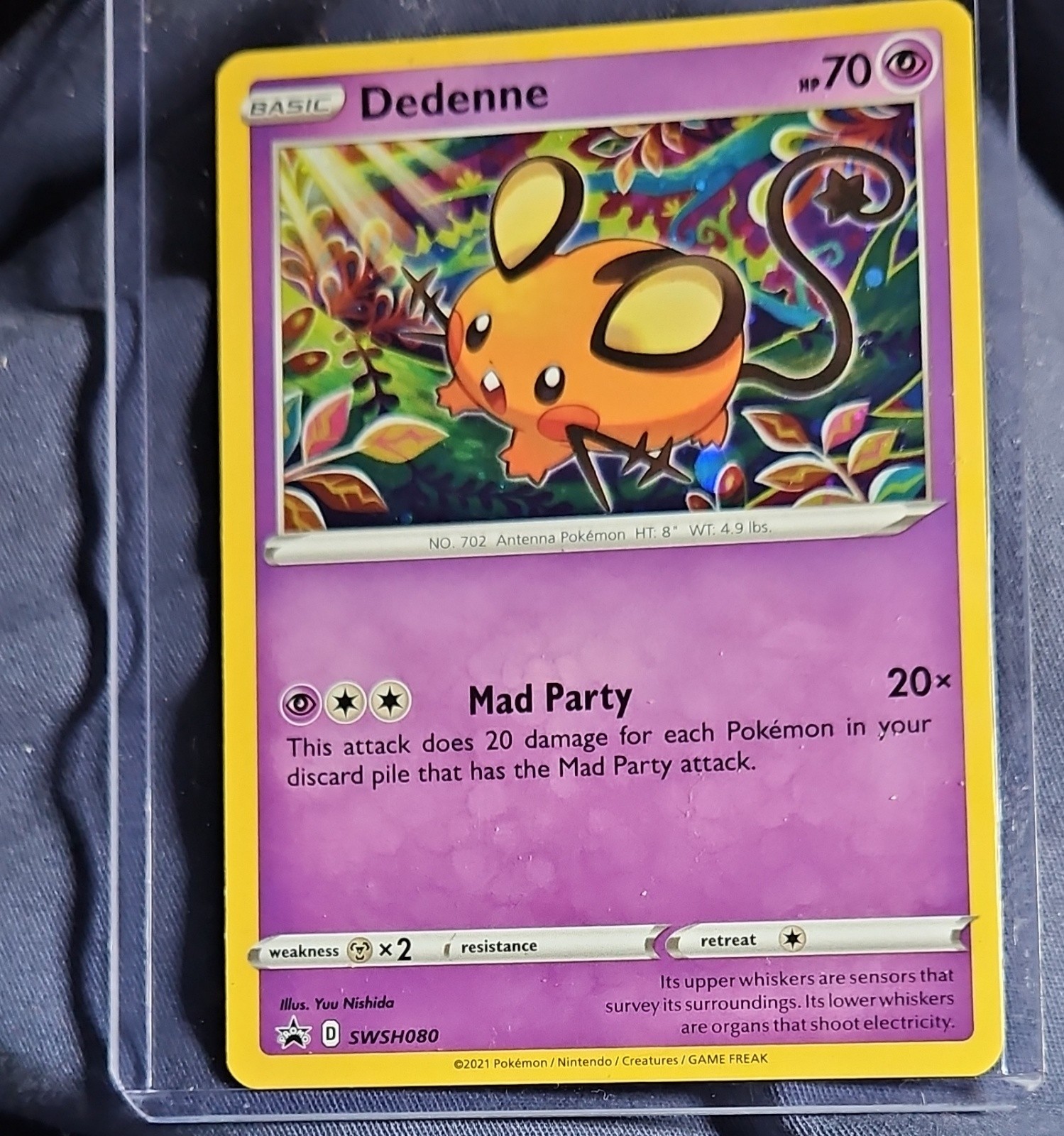 Dedenne SWSH080 SWSH: Sword & Shield Promo Cards Holo
