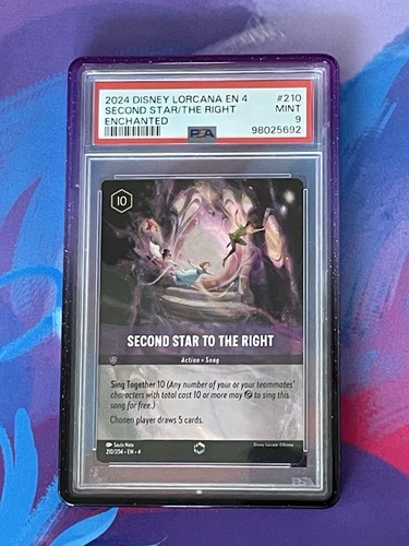 Second Star to the Right graded PSA 9 for sale on eBay