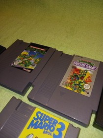 Nes Spiel super Mario Bros. 3+ 2x turtles f&uuml;r den Nes