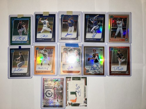 Autograph Lot Of 12 Rated Rookie Optic Prizm Pulsar Patch Auto Mojo Holo