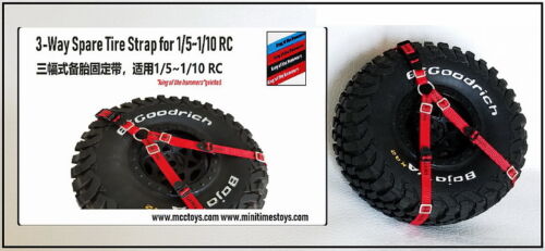1/10 RC Crawler Spare Tire Wheel Anti-Slip Belt for Axial TRX4 Tire - Picture 4 of 11