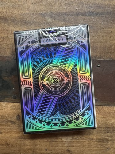 Alloy Cobalt Playing Cards Limited #008/550 or Lower! Numbered Seal 🔟💎 - Picture 2 of 2