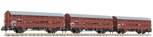 Liliput N 260140 Set Verschlagwagen Bauart Vlmms 63 der DB, Epoche III __  N1189 | Zustand: Gebraucht
