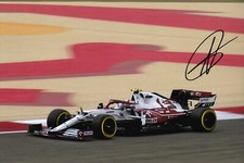 Antonio Giovinazzi "Alfa Romeo 2021" autograph signed 20x30 cm picture