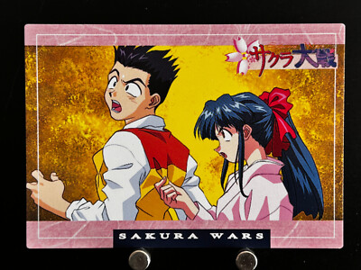 Sakura Shinguji Ichiro Ogami Sakura Wars Card 64 Sega
