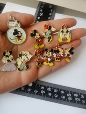Lot cartoon mickey minnie Metal Charms DIY Earrings Jewelry Making Pendants