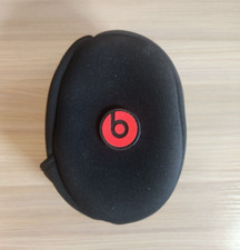 Zipped Soft Oval Carrying Case - for Beats Solo HD Solo 2 Headphones - BLACK